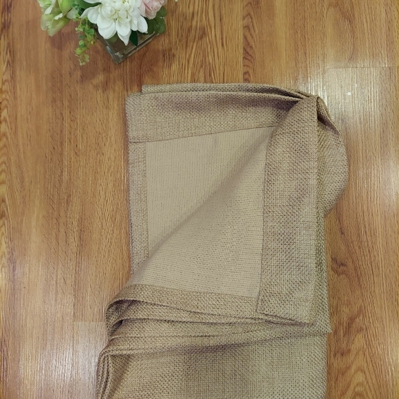 Threshold thick blockout beige/tan curtains. 2 panels. Size W54xL82 Home Decor - Picture 4 of 6